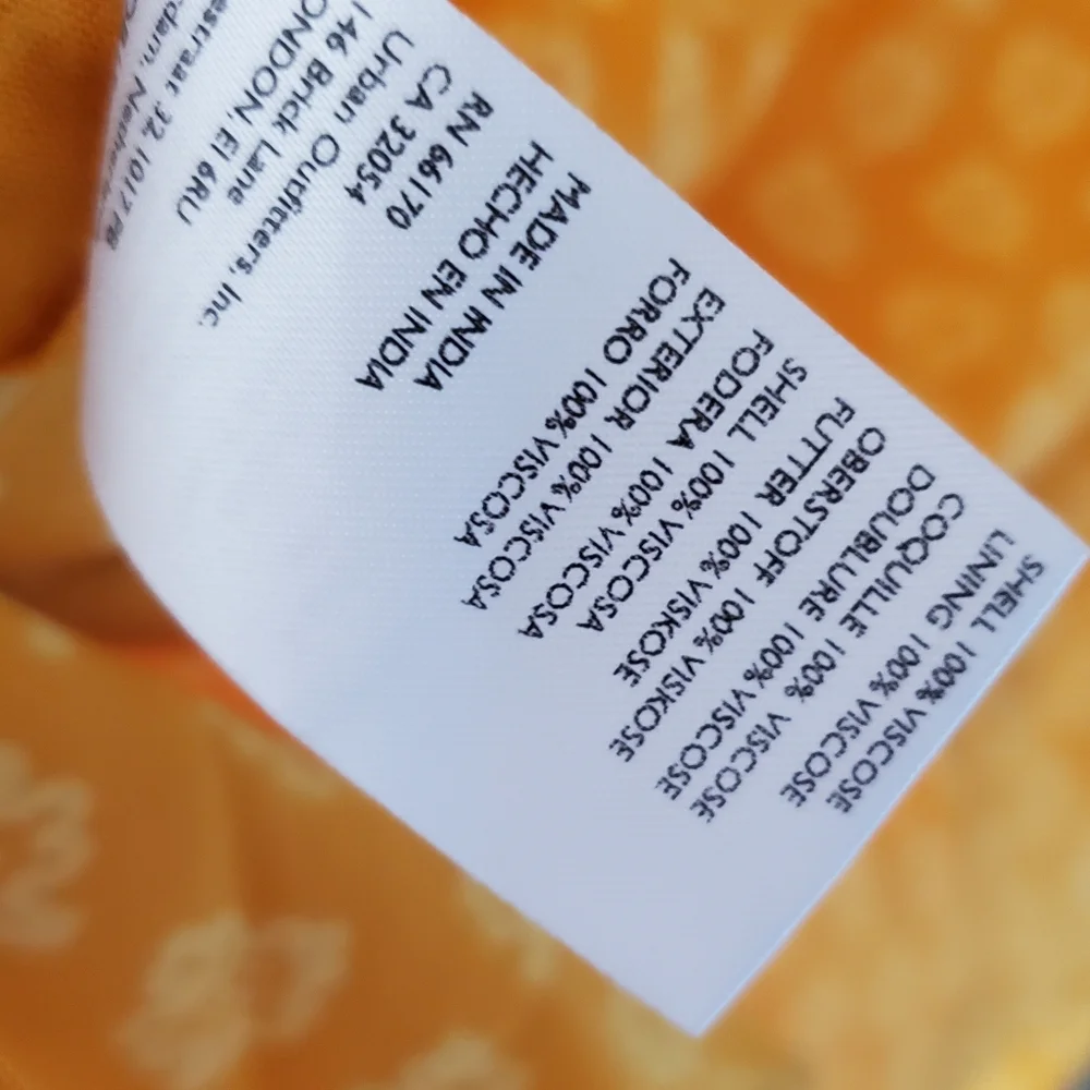 NWT Urban Outfitters S Mustard Yellow Floral Prarie Cottagecore Mini Dress - Picture 10 of 10